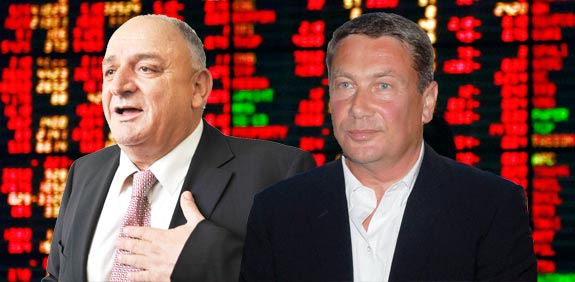 נוחי דנקנר, יצחק תשובה / צלם: תמר מצפי, רויטרס